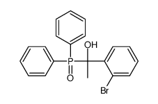 1-(2-bromophenyl)-1-diphenylphosphorylethanol Structure