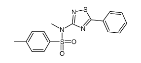 N,4-dimethyl-N-(5-phenyl-1,2,4-thiadiazol-3-yl)benzenesulfonamide Structure