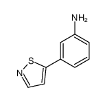 3-(ISOTHIAZOL-5-YL)ANILINE Structure