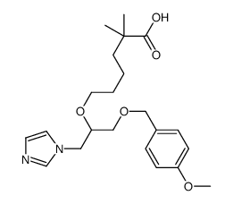 6-[2-(1H-Imidazol-1-yl)-1-[[(4-methoxyphenyl)methoxy]methyl]ethoxy]-2,2-dimethylhexanoic acid picture