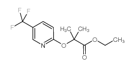 ETHYL 2-METHYL-2-((5-(TRIFLUOROMETHYL)PYRIDIN-2-YL)OXY)PROPANOATE Structure