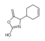 4-cyclohex-3-en-1-yl-5-methylidene-1,3-oxazolidin-2-one结构式