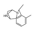 2-[1-(2-methylphenyl)ethyl]-2,5-diazabicyclo[2.2.1]heptane Structure