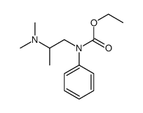 ethyl N-[2-(dimethylamino)propyl]-N-phenylcarbamate结构式