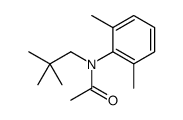 N-(2,6-dimethylphenyl)-N-(2,2-dimethylpropyl)acetamide Structure