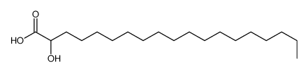 2-hydroxynonadecanoic acid Structure