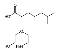 isooctanoic acid, compound with 2-(2-aminoethoxy)ethanol (1:1) structure