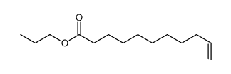 propyl undec-10-enoate结构式