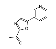 1-(5-Pyridin-3-yl-oxazol-2-yl)-ethanone Structure