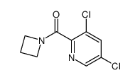 2-(azetidin-1-ylcarbonyl)-3,5-dichloropyridine Structure