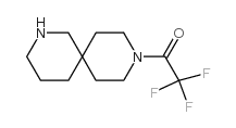 1-(2,9-二氮杂螺[5.5]-9-十一基)-2,2,2-三氟-乙酮结构式