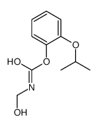 (2-propan-2-yloxyphenyl) N-(hydroxymethyl)carbamate Structure