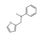 N-((furan-2-yl)methyl)-N-methylbenzenamine结构式