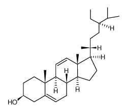 stigmasta-5,11(12)-dien-3β-ol结构式