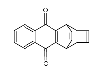 2a,3,10,10a-tetrahydro-3,10-etheno-cyclobut[b]anthracene-4,9-dione Structure