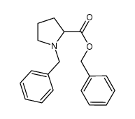 benzyl 1-benzylpyrrolidine-2-carboxylate结构式