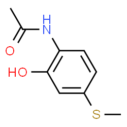 2-hydroxy-5-methylthioacetanilide structure