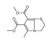 5-甲基-2,3-二氢吡咯并[2,1-b]噻唑-6,7-二羧酸二甲酯结构式