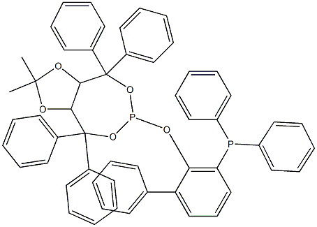 6-(3-diphenylphosphanylbiphenyl-2-yloxy)-2,2-dimethyl-4,4,8,8-tetraphenyltetrahydro-[1,3]dioxolo[4,5-e][1,3,2]dioxaphosphepine picture