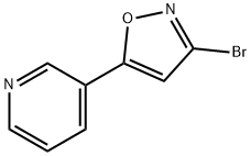 3-(3-Bromo-1,2-oxazol-5-yl)pyridine structure