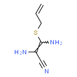 2-Propenenitrile,2,3-diamino-3-(2-propenylthio)- (9CI)结构式