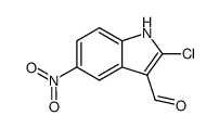 2-Chloro-5-nitroindole-3-carbaldehyde Structure