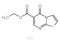 Ethyl 5-oxo-5H-[1,3]thiazolo[3,2-a]pyrimidine-6-carboxylate hydrochloride结构式