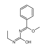 methyl N-(ethylcarbamoyl)benzenecarboximidate结构式