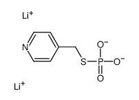 dilithium,dioxido-oxo-(pyridin-4-ylmethylsulfanyl)-λ5-phosphane Structure