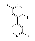 5-bromo-2,2'-dichloro-[4,4']bipyridinyl Structure