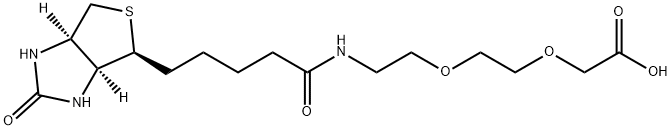 2-(2-(2-(5-((3AS,4S,6AR)-2-氧代六氢-1H-噻吩并[3,4-D]咪唑-4-基)戊酰胺基)乙氧基)乙氧基)乙酸图片