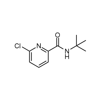 6-Chloro-N-(1,1-dimethylethyl)-2-pyridinecarboxamide structure