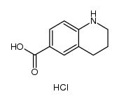 1,2,3,4-四氢喹啉-6-甲酸盐酸盐结构式