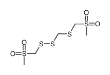 (methylsulfonylmethyldisulfanyl)-(methylsulfonylmethylsulfanyl)methane结构式