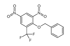 1,5-dinitro-2-phenylmethoxy-3-(trifluoromethyl)benzene Structure