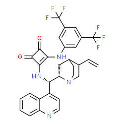 3-[[3,5-bis(trifluoroMethyl)phenyl]aMino]-4-[(8α,9S)-cinchonan-9-ylaMino]-3-Cyclobutene-1,2-dione picture