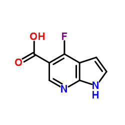 4-Fluoro-1H-pyrrolo[2,3-b]pyridine-5-carboxylic acid Structure