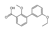 3-(3-ethoxyphenyl)-2-methoxybenzoic acid结构式