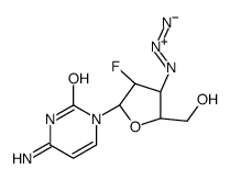 4-amino-1-[(2R,3R,4R,5S)-4-azido-3-fluoro-5-(hydroxymethyl)oxolan-2-yl]pyrimidin-2-one Structure