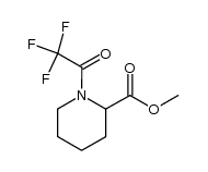 methyl 1-(trifluoroacetyl)-2-piperidinecarboxylate结构式