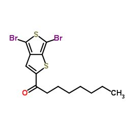 1-(4,6-Dibromothieno[3,4-b]thiophen-2-yl)octan-1-one Structure