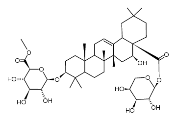 aster saponin Ha methyl ester Structure