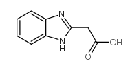 苯并咪唑-2-乙酸结构式