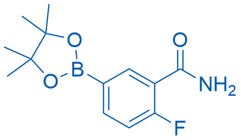 2-氟-5-(四甲基-1,3,2-二氧硼杂环戊烷-2-基)苯甲酰胺图片