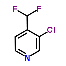 3-Chloro-4-(difluoromethyl)pyridine structure