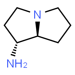 1H-Pyrrolizin-1-amine,hexahydro-,(1R,7aS)-rel-(9CI) structure