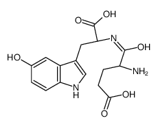 gamma-glutamyl-5-hydroxytryptophan Structure