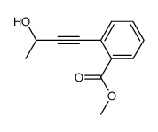 Methyl o-(3-hydroxy-1-butynyl)benzoate Structure