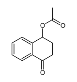 4-oxo-1,2,3,4-tetrahydronaphthalen-1-yl acetate structure