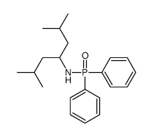 N-diphenylphosphoryl-2,6-dimethylheptan-4-amine结构式